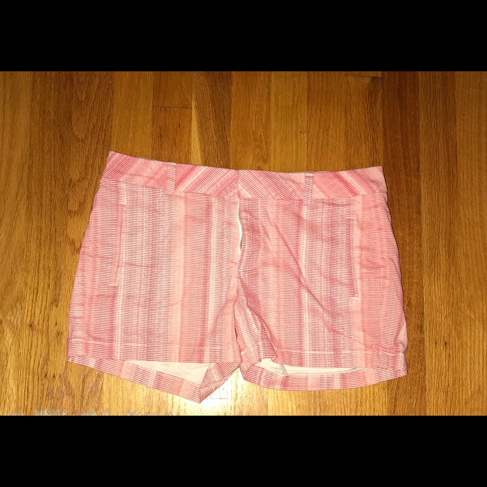 multi pink patterned shorts